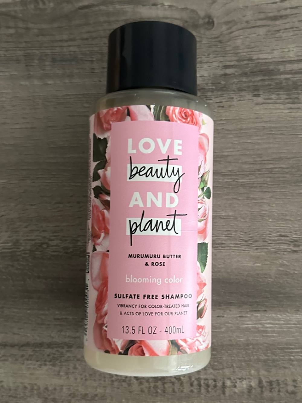 Rose scented shampoo